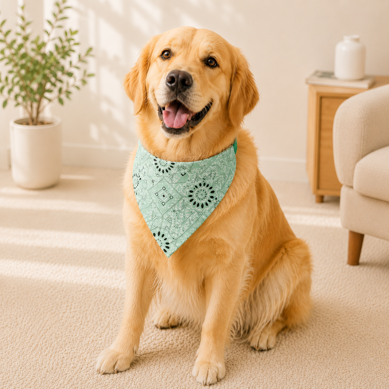 Custom Name Dog Bandana