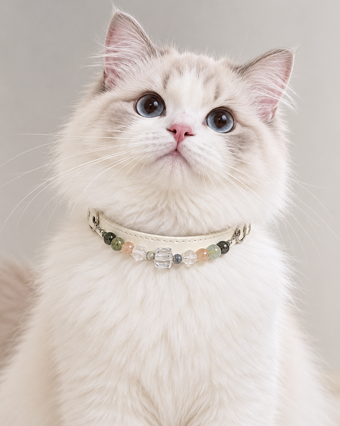 Clear Quartz Crystal Pet Collar – Clarity & Balance | Agate